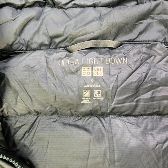 Uniqlo Ultra Light Down Jacket Blue – Size Small – Packable Lightweight Puffer - Picture 6 of 9